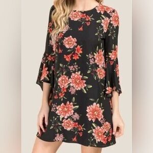 Francesca’s Miami Floral Dress- Size XS